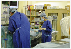 カテール検査室業務の様子