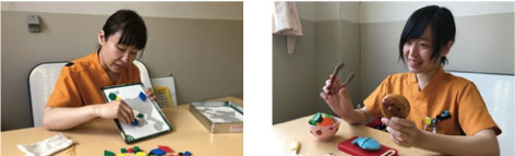 言語発達訓練の様子