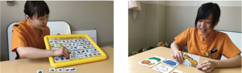 構音訓練・吃音訓練の様子