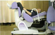 牽引療法の様子