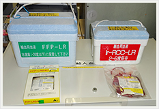 血液製剤管理の様子