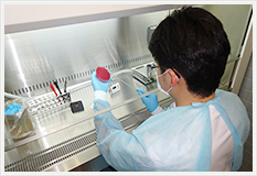 培養検査の様子