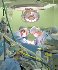 手術中の様子